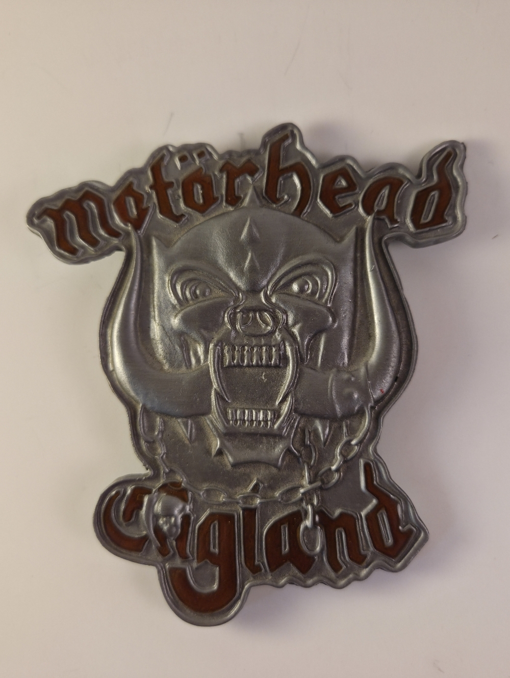 MOTORHEAD 2005 RARE!! Official Large Metal / Enamel Belt Buckle